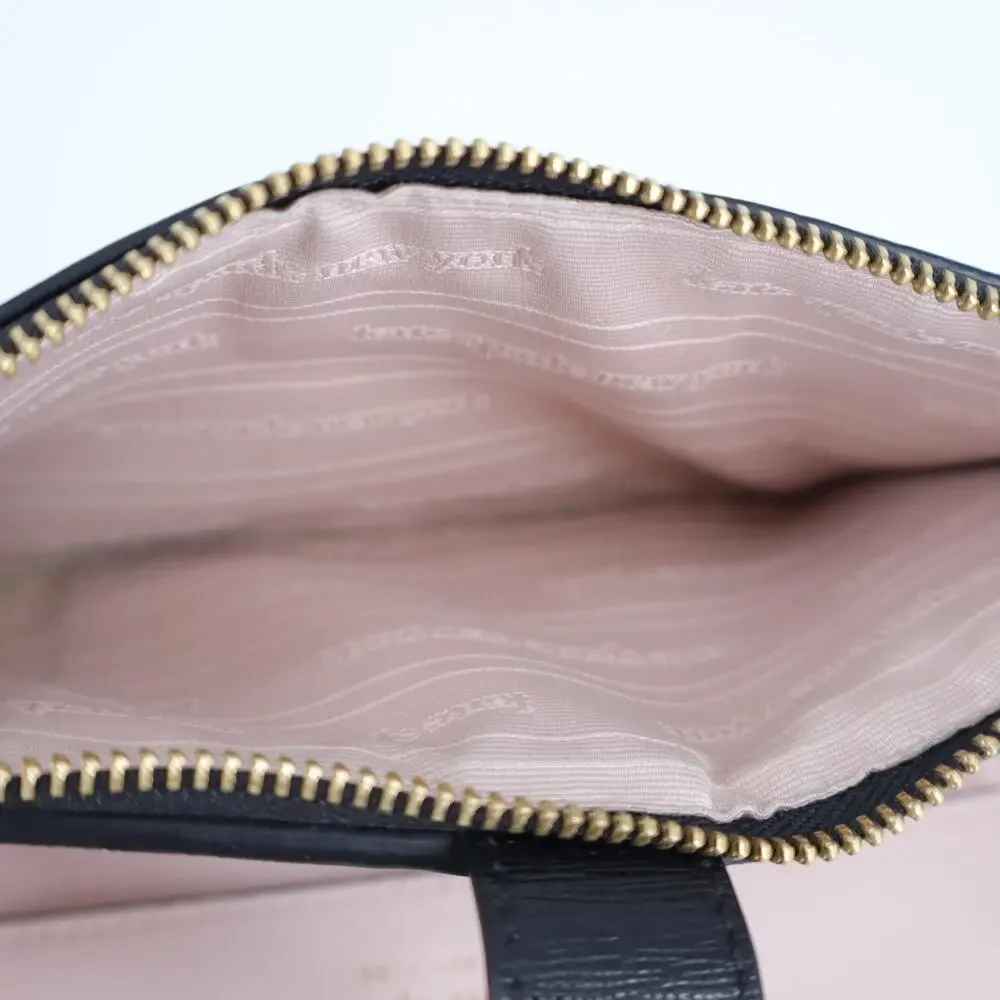 Kate Spade Spencer Phone Wallet Black Wristlet Slim Bifold Saffiano Leather